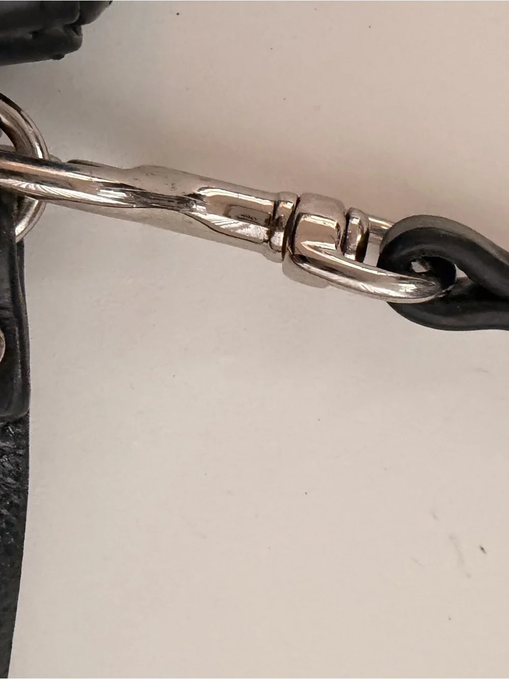 Coach Gray and Black Signature Canvas Wristlet